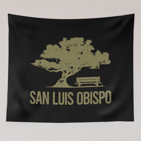 Item preview, Bench And Tree San Luis Obispo designed and sold by nguyentanshop.
