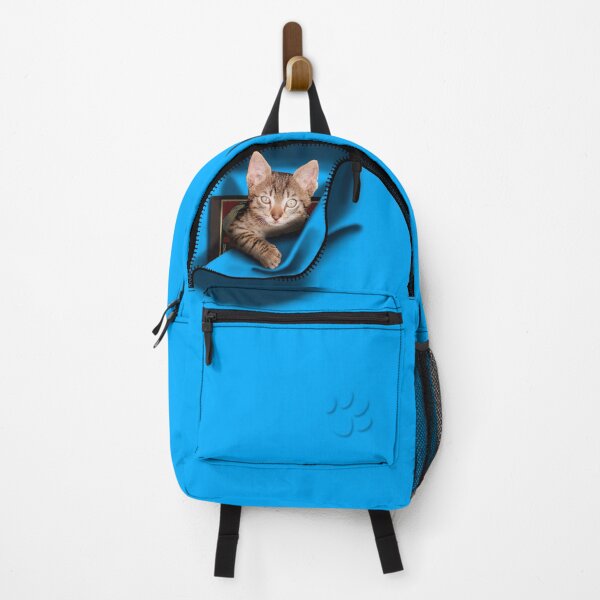 Item preview, Cat Bag | Cat Carrier | Electric Blue designed and sold by HappyHowler.