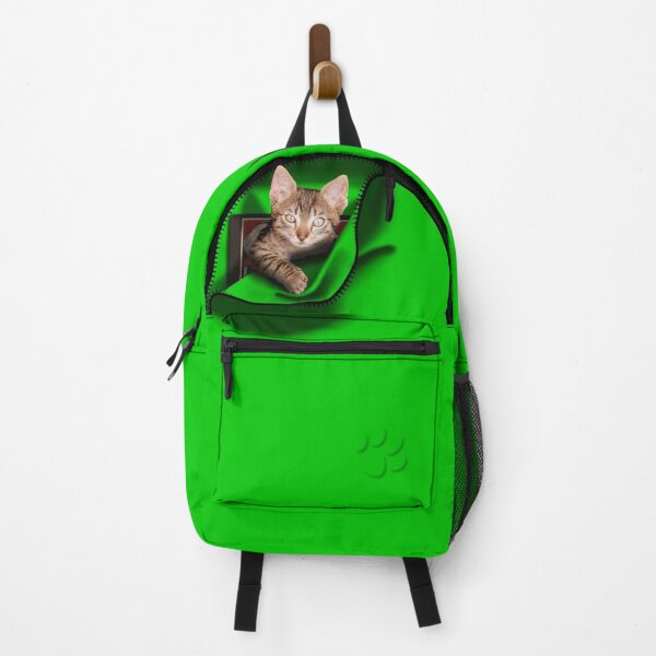 Item preview, Cat Bag | Cat Carrier | Leaf Green designed and sold by HappyHowler.