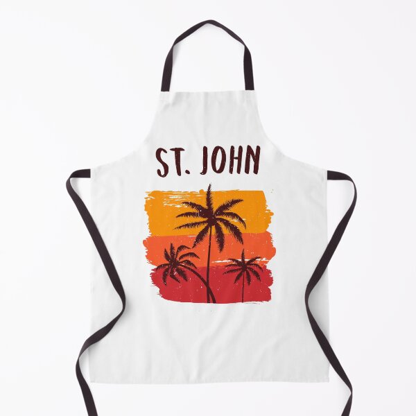 Item preview, St John Vacation Souvenir Palm Trees Sunset USVI designed and sold by Delightfully Cynical.