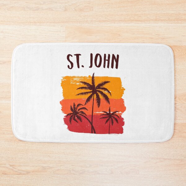 Item preview, St John Vacation Souvenir Palm Trees Sunset USVI designed and sold by Delightfully Cynical.