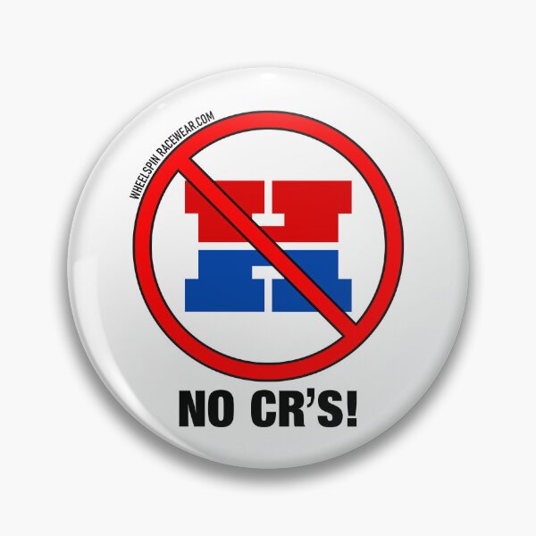 Item preview, NO CR'S Red Cross Circle designed and sold by racerspitstop.
