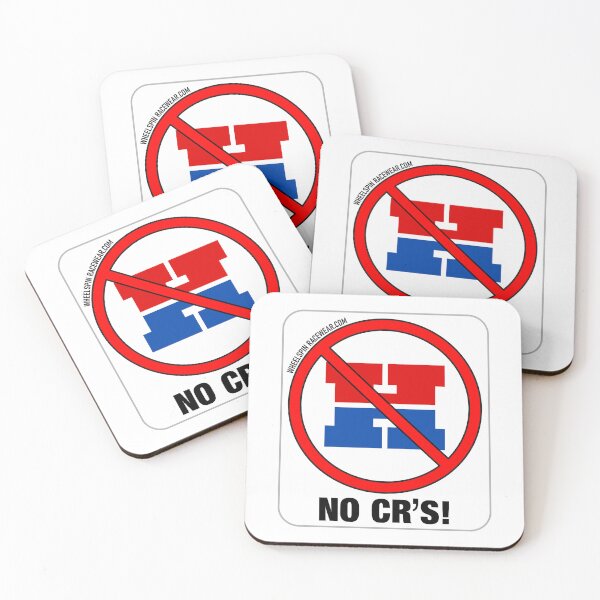 Item preview, NO CR'S Red Cross Circle designed and sold by racerspitstop.