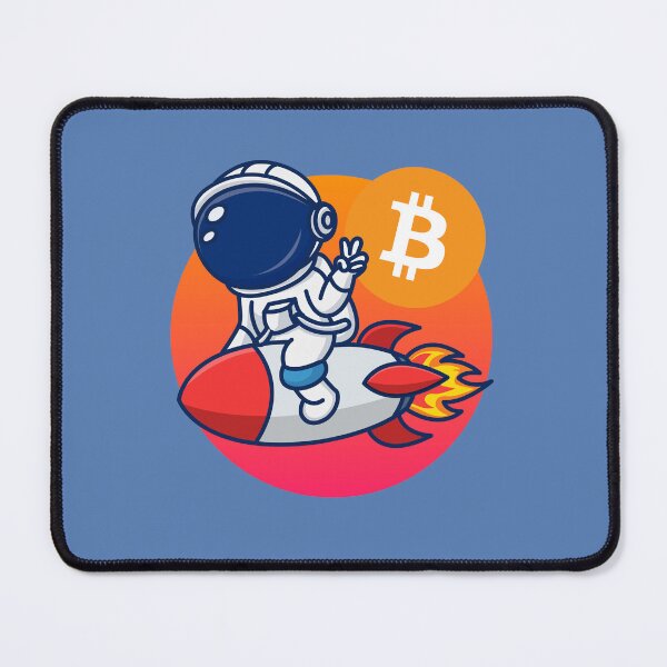 Aperçu de l'œuvre Crypto astronaute - Bitcoin sur la lune créée et vendue par Crypmetal.