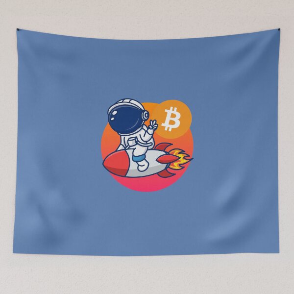 Item preview, Crypto astronaut - Bitcoin to the moon designed and sold by Crypmetal.