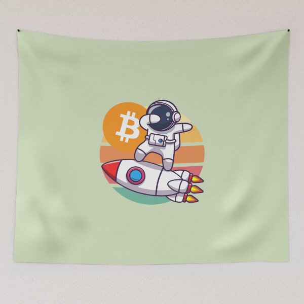Item preview, Crypto astronaut - Bitcoin to the moon designed and sold by Crypmetal.