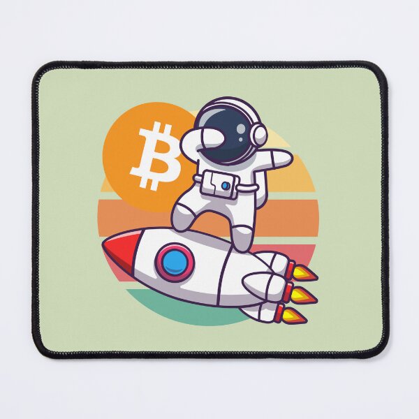 Aperçu de l'œuvre Crypto astronaute - Bitcoin sur la lune créée et vendue par Crypmetal.