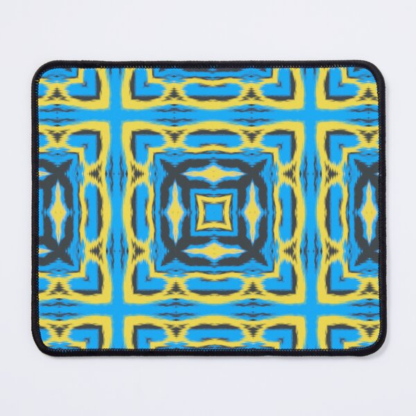 Item preview, Blue and Yellow Tile Pattern designed and sold by KeksWorkroom.