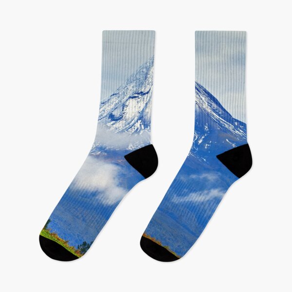 Item preview, Snowy Mountain Landscape designed and sold by PotluckPrints.