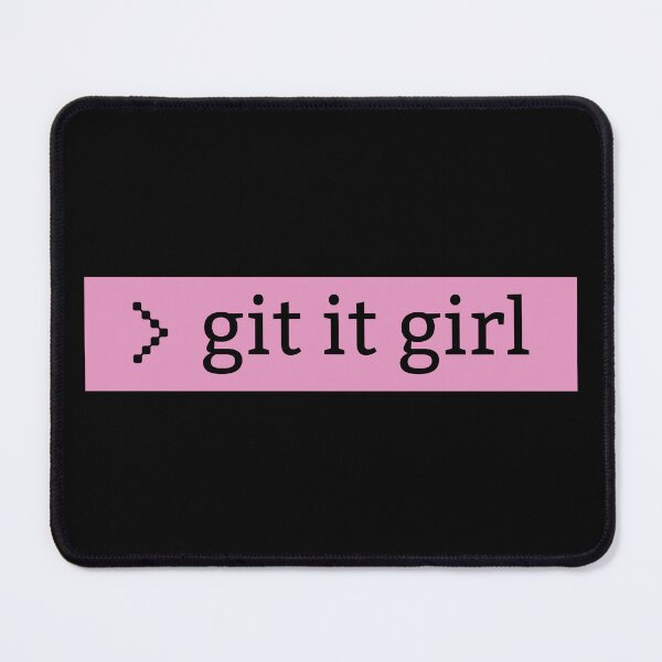 Item preview, Git it Girl - for programmer and web developper girls and women - Pink designed and sold by LookFrog.