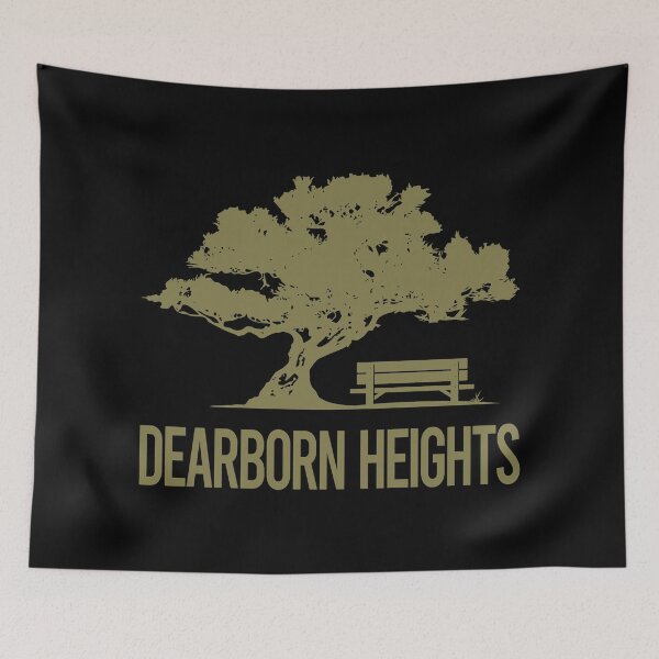 Item preview, Bench And Tree Dearborn Heights designed and sold by nguyentanshop.