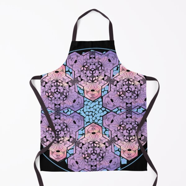 Item preview, Purple Sky Cube Mandala Star & CircleVisions (B&P) designed and sold by createVisions.