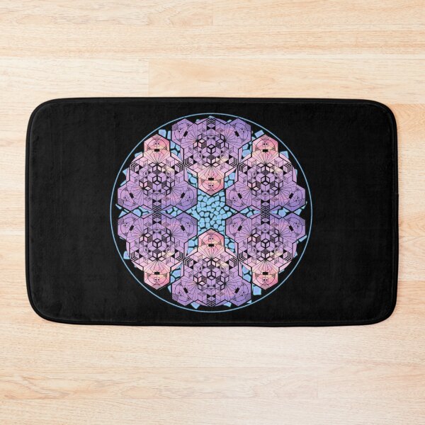 Item preview, Purple Sky Cube Mandala Star & CircleVisions (B&P) designed and sold by createVisions.