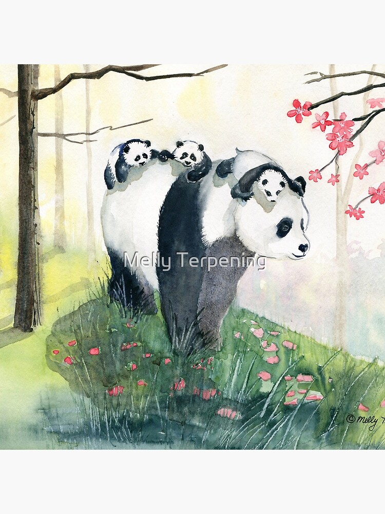 Panda Family by MellyTerp