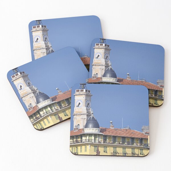 Item preview, Church Notre Dame du Port with bell tower and clock in Nice France designed and sold by goceris.