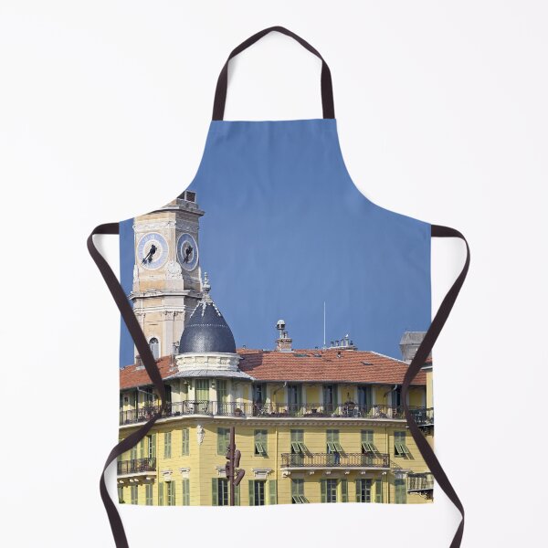 Item preview, Church Notre Dame du Port with bell tower and clock in Nice France designed and sold by goceris.