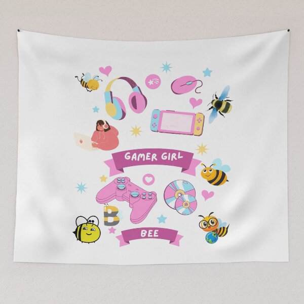 Item preview, girl gamer beekeeping ~ gam e/ing lover ~ cute portrait  designed and sold by ENIGMAT-.