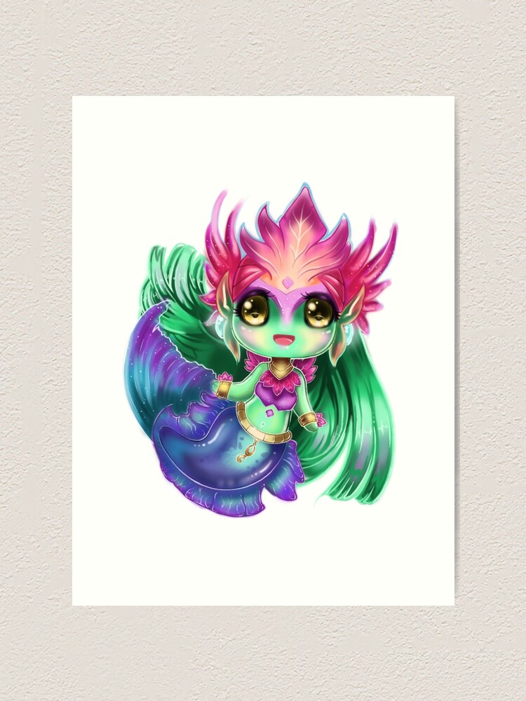 Chibi River Spirit Nami Art Print By Pixel League Redbubble