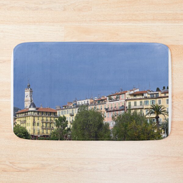 Item preview, Church Notre Dame du Port with bell tower and clock in old town Nice France designed and sold by goceris.