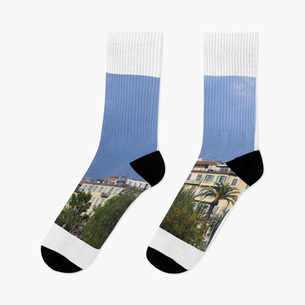 Item preview, Church Notre Dame du Port with bell tower and clock in old town Nice France designed and sold by goceris.