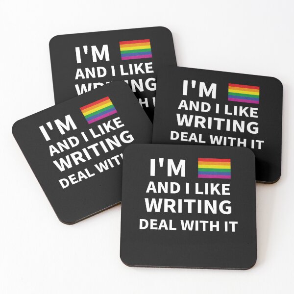 Item preview, I like writing LGBT Pride designed and sold by razvigod.