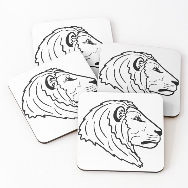 Item preview, Line art lion designed and sold by Antiope33.