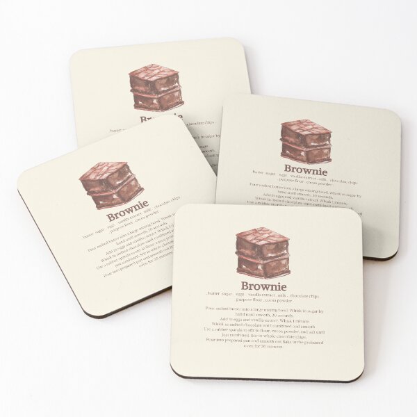 Item preview, watercolor brownie designed and sold by yingyongyong.