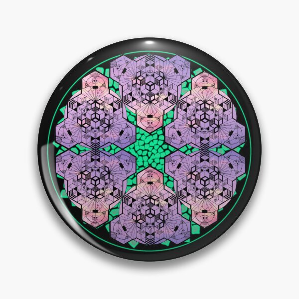 Item preview, Purple Sky Cube Mandala Star & CircleVisions (G'ish) designed and sold by createVisions.