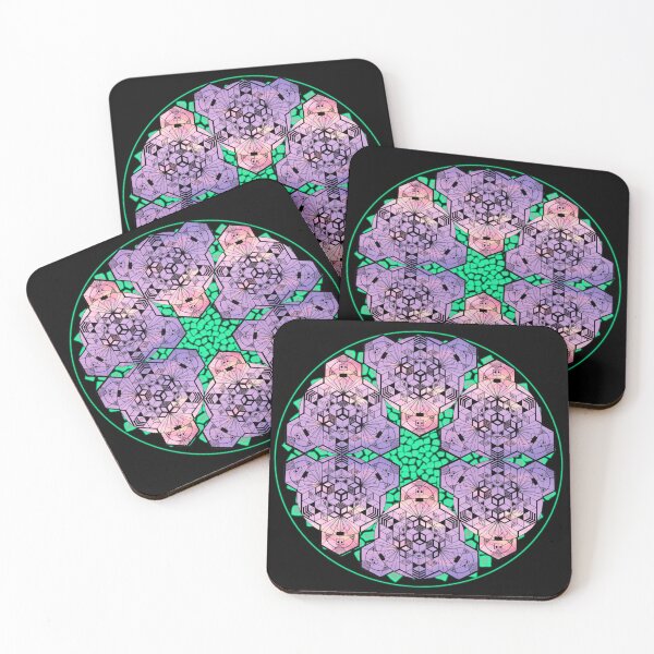 Item preview, Purple Sky Cube Mandala Star & CircleVisions (G'ish) designed and sold by createVisions.