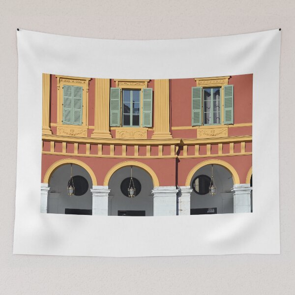 Item preview, Old building detail on the Massena Place Nice France designed and sold by goceris.