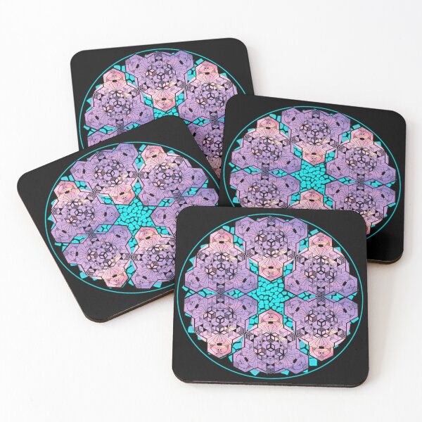 Item preview, Purple Sky Cube Mandala Star & CircleVisions (T) designed and sold by createVisions.
