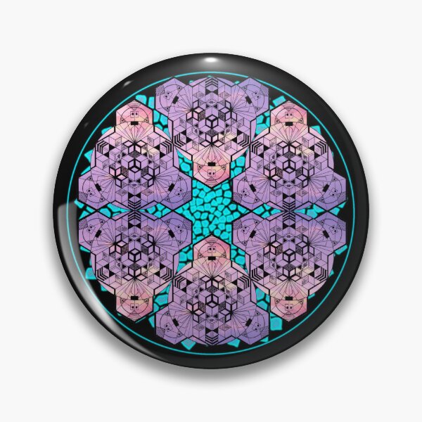 Item preview, Purple Sky Cube Mandala Star & CircleVisions (T) designed and sold by createVisions.
