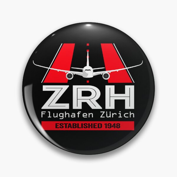Item preview, ZRH Zurich Airport Switzerland - Plane Design designed and sold by FouDeeziner.