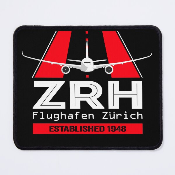 Item preview, ZRH Zurich Airport Switzerland - Plane Design designed and sold by FouDeeziner.