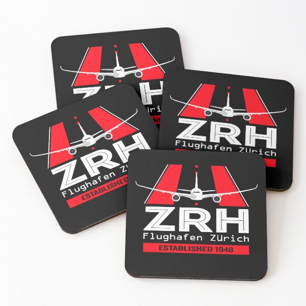 Item preview, ZRH Zurich Airport Switzerland - Plane Design designed and sold by FouDeeziner.