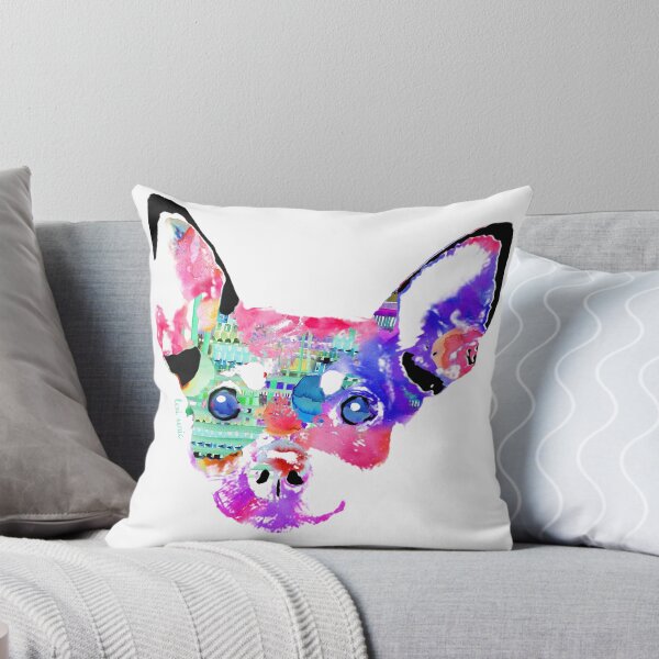 Item preview, chihuahua watercolor pet portrait | joaquine designed and sold by freeinthelines.