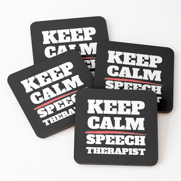 Item preview, Keep Calm Speech Therapist designed and sold by Joy Poddar.
