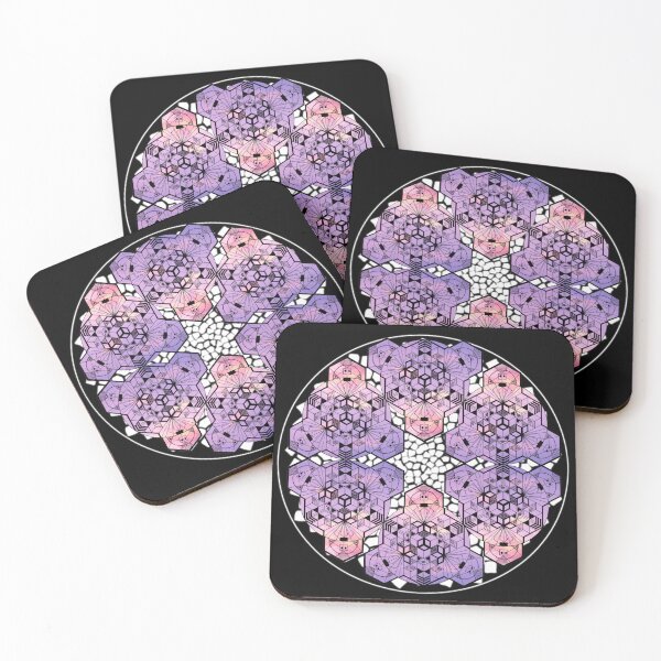 Item preview, Purple Sky Cube Mandala Star & CircleVisions (W) designed and sold by createVisions.