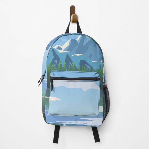 Item preview, Snowy Mountain Landscape designed and sold by PotluckPrints.