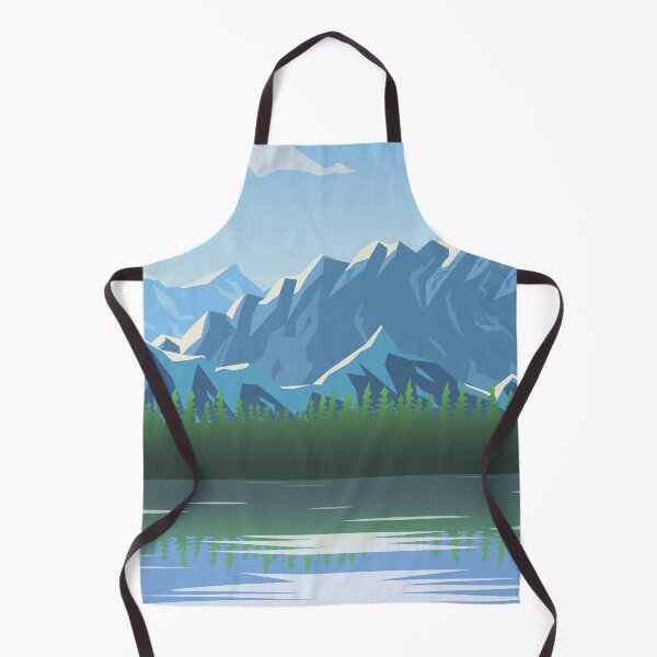 Item preview, Snowy Mountain Landscape designed and sold by PotluckPrints.