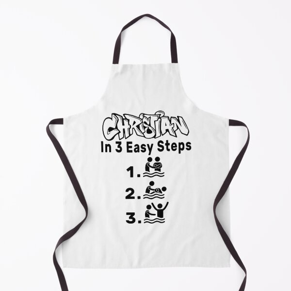 Item preview, Christian In 3 Easy Steps designed and sold by NameThatShirt.
