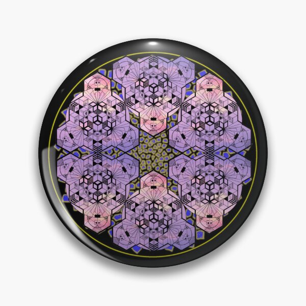 Item preview, Purple Sky Cube Mandala Star & CircleVisions (Y&P) designed and sold by createVisions.