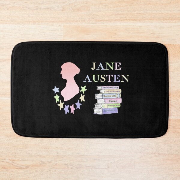 Item preview,  Jane Austen Book Stack Pride and Prejudice Quotes Romantic Novel designed and sold by TopTeeShop.