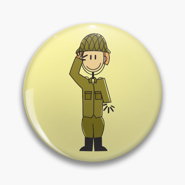 Item preview, Cute Girl in Army Saluting designed and sold by SpecAli.