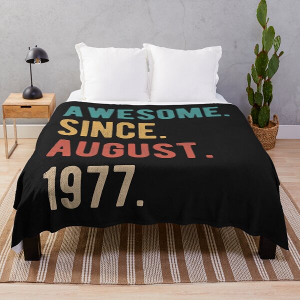 Item preview, 45 Years Old Awesome Since August 1977 45th Birthday designed and sold by CarlaHerold.