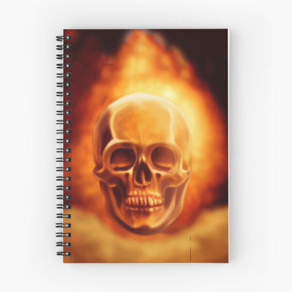 Item preview, Skull on fire artwork designed and sold by DopeDesign111.