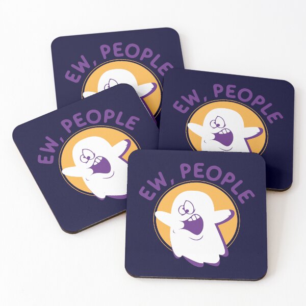 Item preview, Funny Cute Scary Flying Ghost Ew People Spooky Halloween Ghost Quote, Introvert Sarcastic Ghost Humor designed and sold by zenturtlemerch.