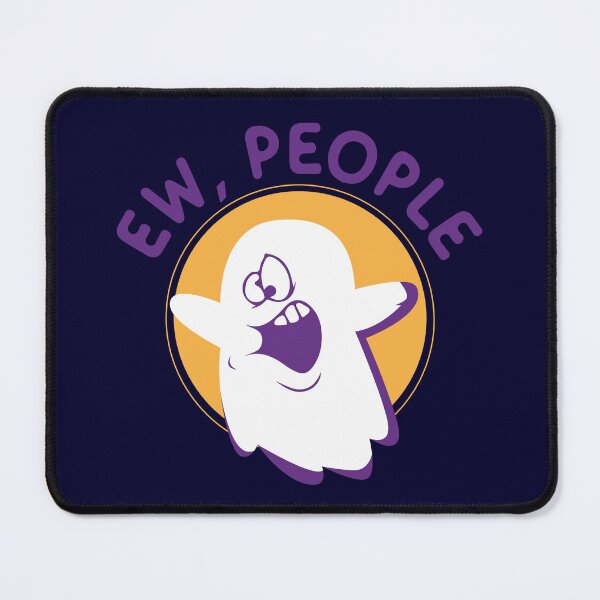 Item preview, Funny Cute Scary Flying Ghost Ew People Spooky Halloween Ghost Quote, Introvert Sarcastic Ghost Humor designed and sold by zenturtlemerch.