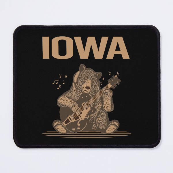 Item preview, Bear With Guitar Iowa designed and sold by hurseslossb.