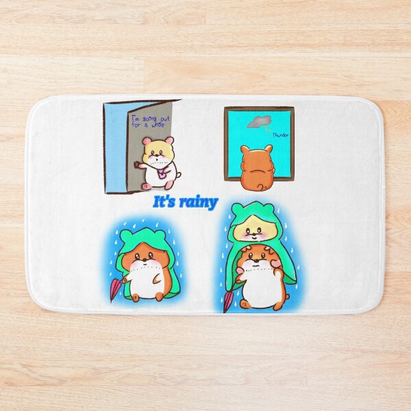 Item preview, Hamster | Hamster Lover - It's rainy v1 designed and sold by FennyWijayaMomo.